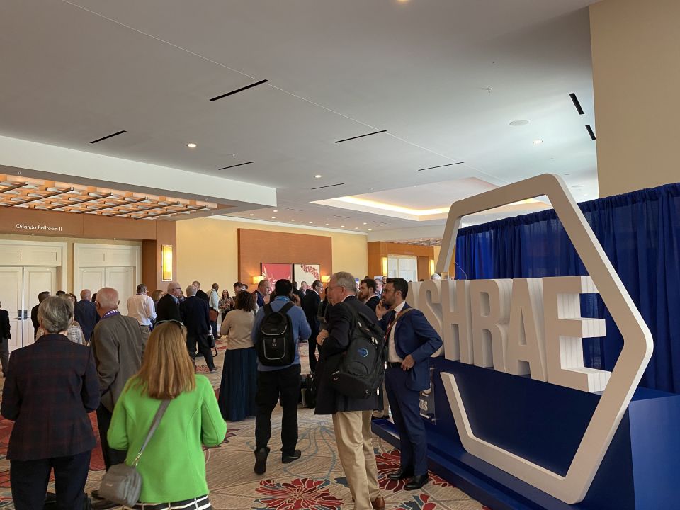 Photograph from ASHRAE Winter Conference (Orlando), February 2020